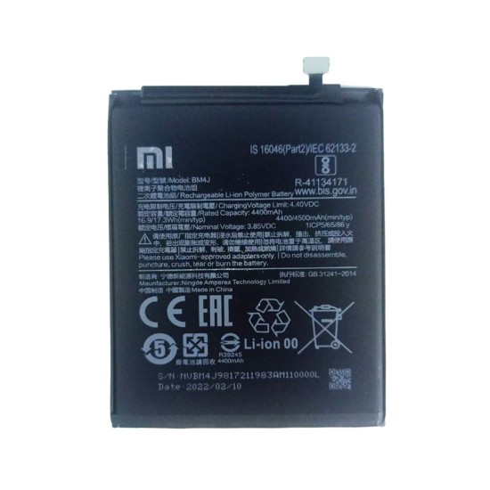 BATERÍA XIAOMI REDMI NOTE 8 PRO/M1906G7G BM4J 4400MAH